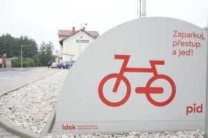 První krajské P+R parkoviště v Olbramovicích. Foto: Středočeský kraj