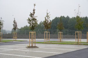 První krajské P+R parkoviště v Olbramovicích. Foto: Středočeský kraj