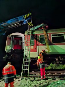 Srážka rychlíků na Slovensku. Zdroj: ZSSK