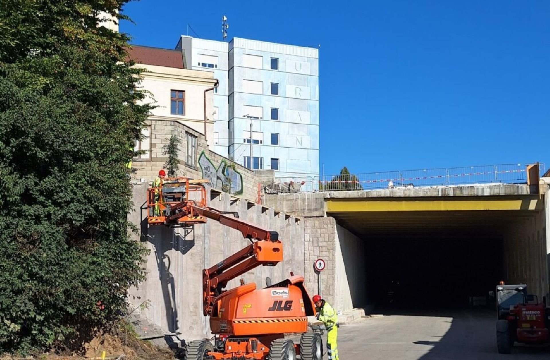 Oprava libereckého tunelu. Foto: Liberecký kraj
