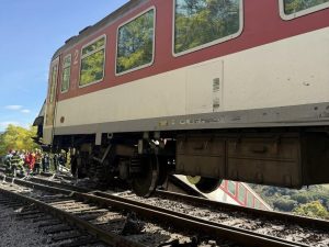 Srážka rychlíků na Slovensku. Zdroj: Hasičský a záchranný zbor