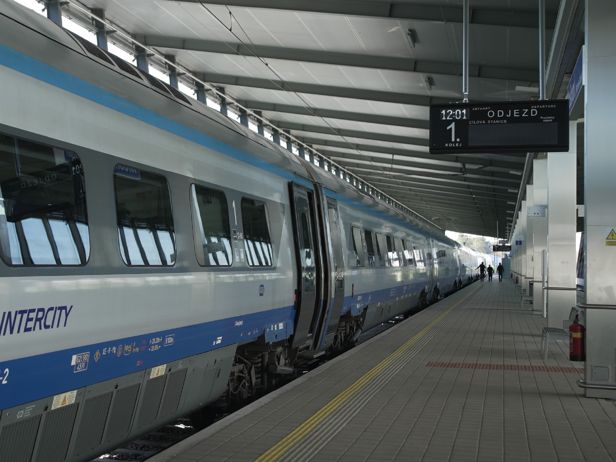 Pendolino PKP Intercity na ostravském letišti. Zdroj: PKP Intercity