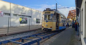 Tramvaj Gotha, kterou si odkoupil z Woltersdorfu liberecký dopravní podnik a Boveraclub. Foto: Boveraclub