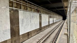 Finiš rekonstrukce stanice metra C Pankrác v říjnu 2025. Foto: DPP - Dan Šabík