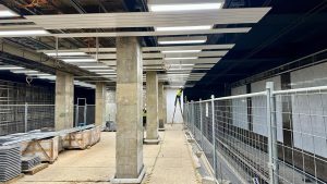 Finiš rekonstrukce stanice metra C Pankrác v říjnu 2025. Foto: DPP - Dan Šabík