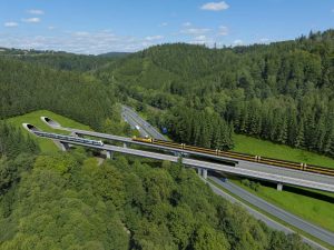 Vizualizace nové trati Turnov - Liberec. Foto: Liberecký kraj