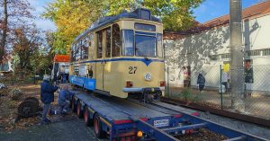 Tramvaj Gotha, kterou si odkoupil z Woltersdorfu liberecký dopravní podnik a Boveraclub. Foto: Boveraclub