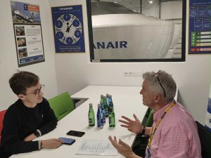 Šéf Ryanairu Michael O´Leary v rozhovoru pro deník Zdopravy.czFoto: Ryanair