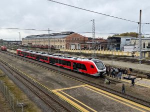 Nová jednotka Stadler Flirt pro LTG Link. Foto: Stadler Rail