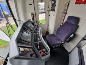 První souprava metra Škoda pro provoz v bulharském hlavním městě Sofii. Foto: Zdopravy.cz, Jan Nevyhoštěný