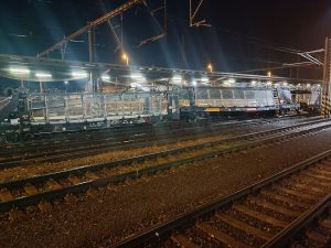 Vykolejení nákladního vlaku v Kolíně. Foto: Lukáš Chytil