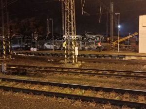 Vykolejení nákladního vlaku v Kolíně. Foto: Lukáš Chytil