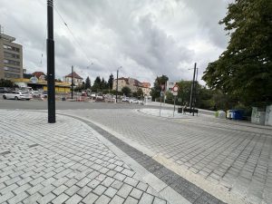 Finišující rekonstrukce Peroutkovy ulice na Praze 5. Foto: TSK