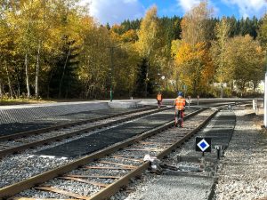 Kolejiště v dopravně D3 Desná. Foto: Jan Sůra / Zdopravy.cz