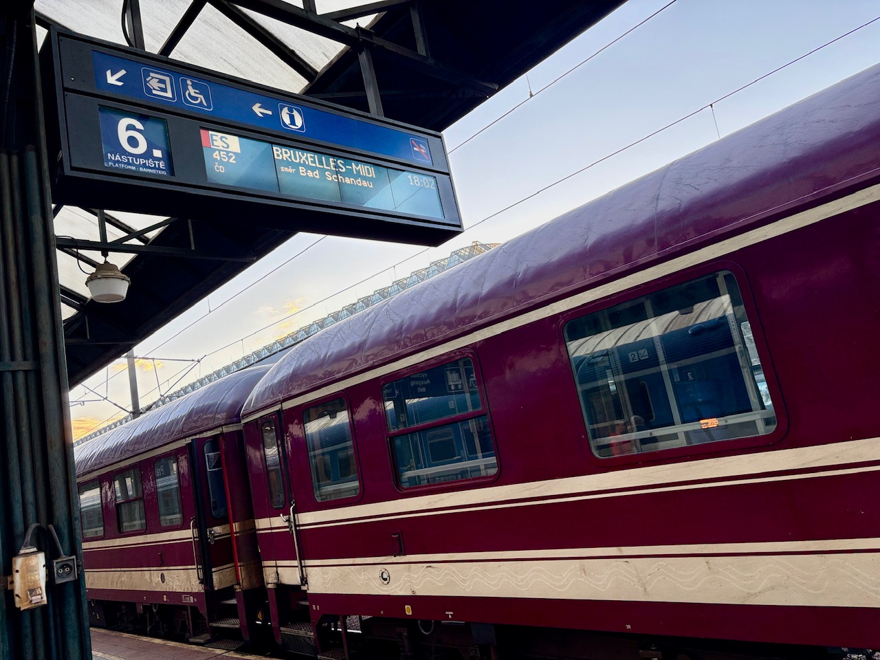 European Sleeper a Praha hlavní nádraží. Foto: Zdopravy.cz / Vojtěch Očadlý