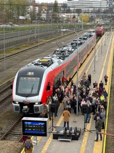 Nová jednotka Stadler Flirt pro LTG Link. Foto: Stadler Rail