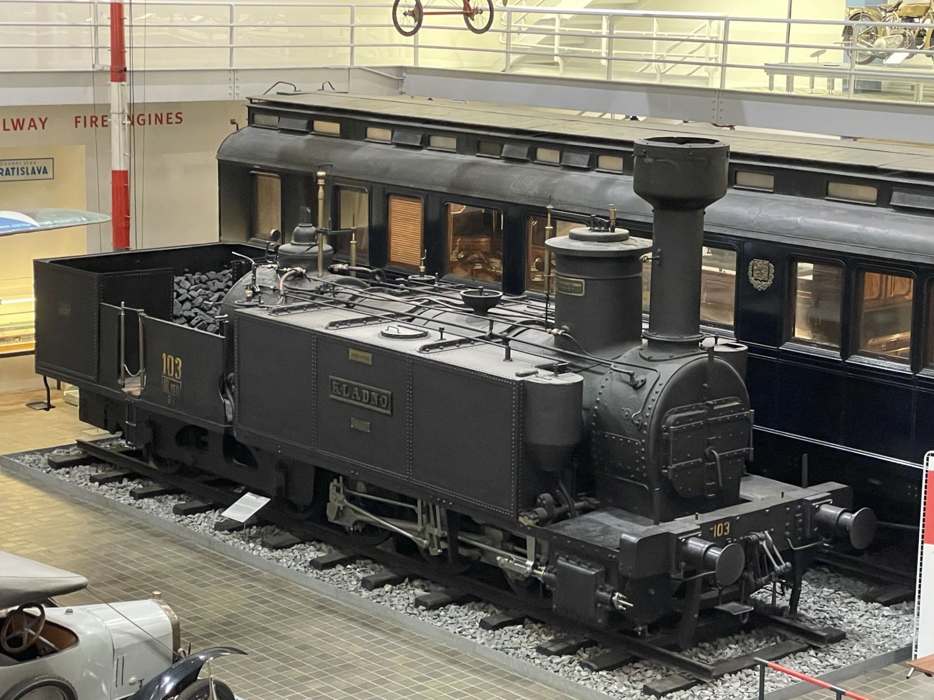 Parní lokomotiva Kladno z roku 1855. Autor: Zdopravy.cz/Jan Šindelář