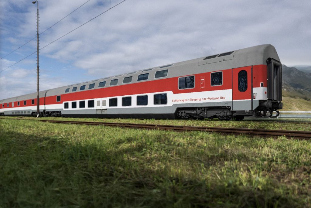 Nový lůžkový vůz pro ZSSK. Foto: ZSSK