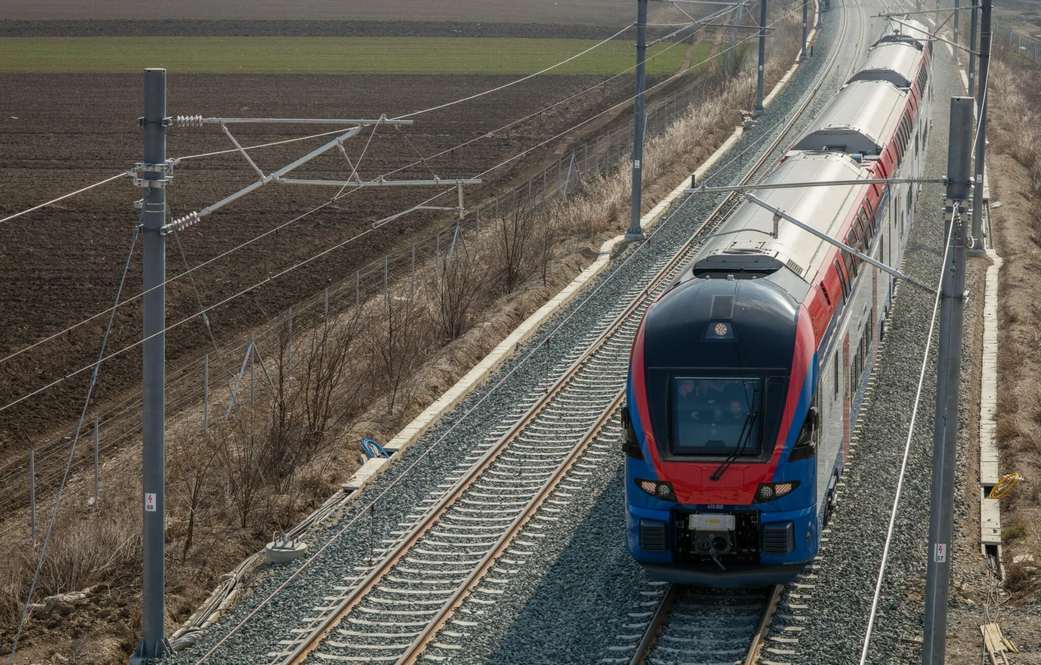 Nový koridor Bělehrad - Subotica. Foto: Srbija Voz