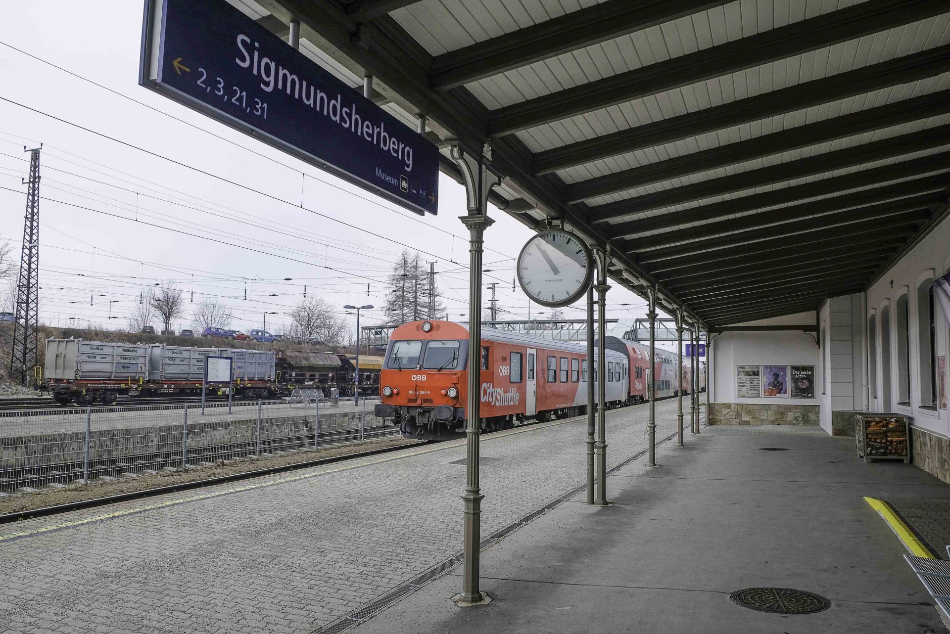 Stanice Sigmundsherberg na Dráze Františka Josefa. Autor: ÖBB, Christian Zenger