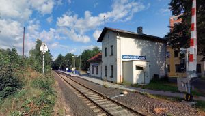 Stanice Jablonecké Paseky. Zdroj: Mapy.cz