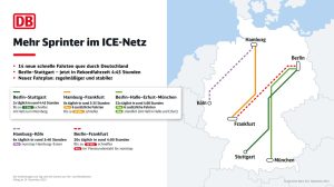 Síť ICE Sprinter od 14.12. 2025. Foto: DB