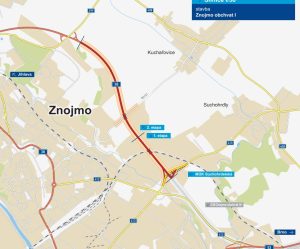 Obchvat Znojma, úsek I. Foto: ŘSD