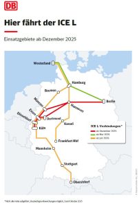 Plánovaná síť linek ICE L. Foto: Deutsche Bahn
