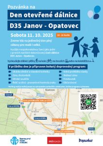 Den otevřené dálnice D35 Janov - Opatovec. Foto: ŘSD
