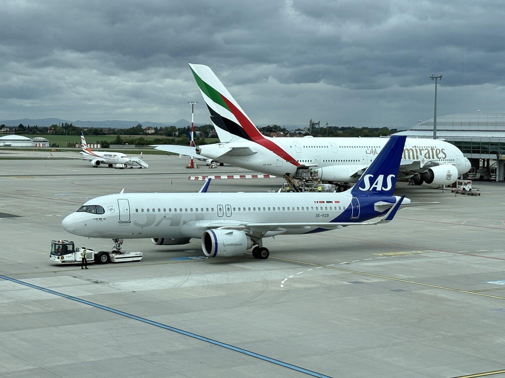 Airbus Scandinavian Airlines (SAS) Ilustrační foto: Zdopravy.cz / Vojtěch Očadlý