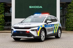 Škoda Auto zapůjčila Policii ČR nový elektromobil Škoda Elroq, ilustrační foto. Zdroj: Škoda Auto