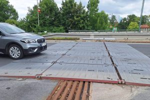 Mostní závěr na Velkomoravské v Olomouci. Zdroj: ŘSD