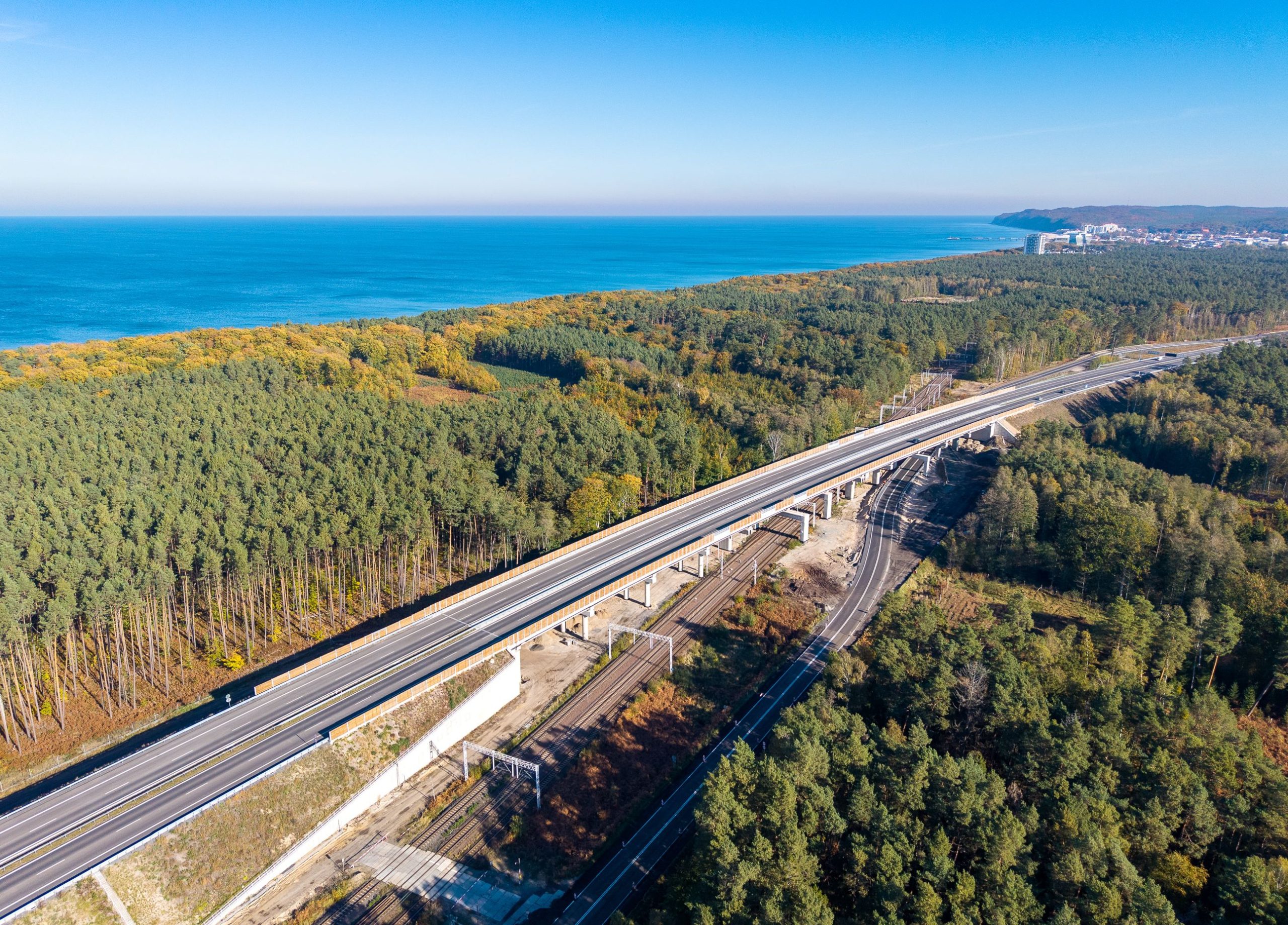 Poslední úsek silnice S3. Foto: Mateusz Grzeszcuk / GDDKIA
