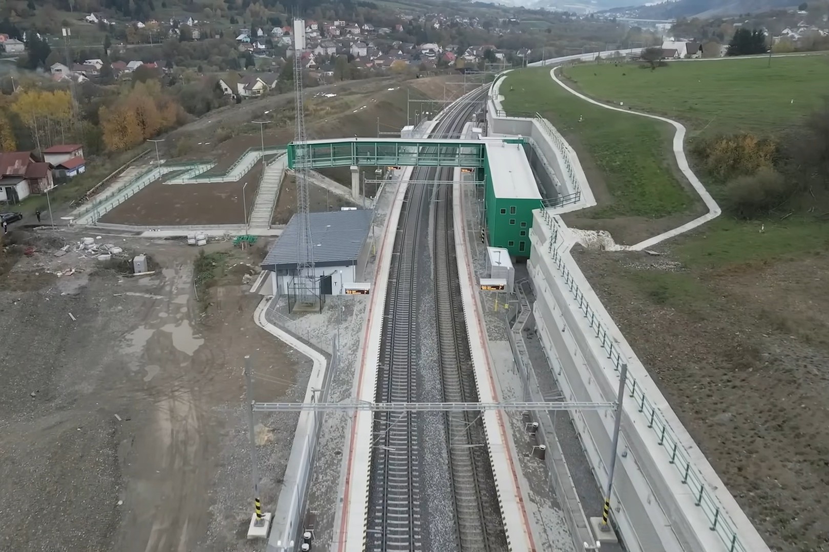 Nová zastávka Svrčinovec. Zdroj: Ministerstvo dopravy SR