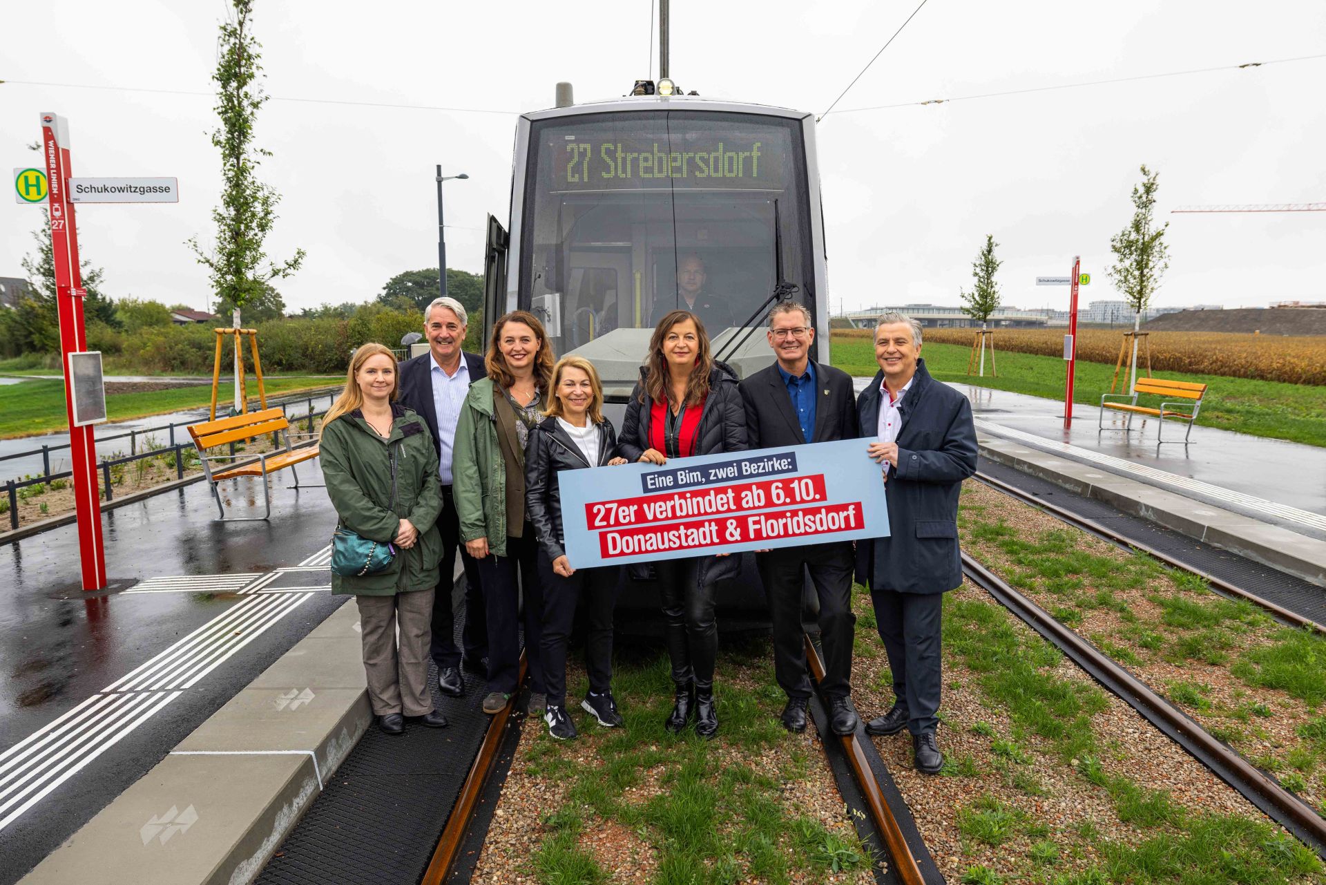 Nová tramvajová trať na severovýchodě Vídně. Autor: Wiener Linien_/ Simon Wöhrer