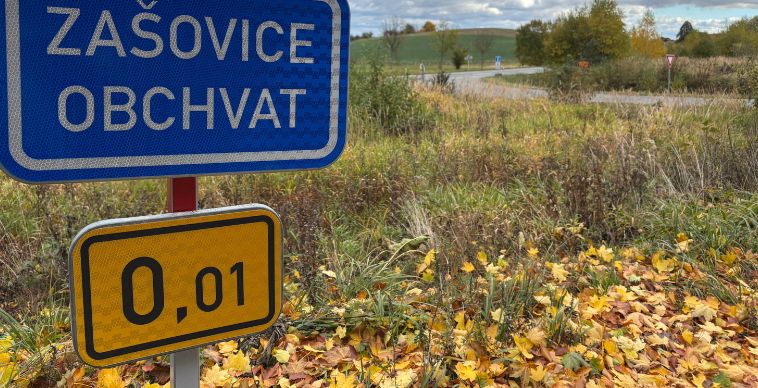 Obchvat Zašovic. Foto: Kraj Vysočina