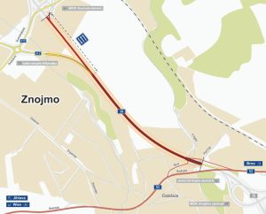 Obchvat Znojma, úsek IV. Foto: ŘSD