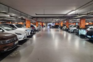 Parkoviště v OC Westfield Chodov. Zdroj: Mapy.cz