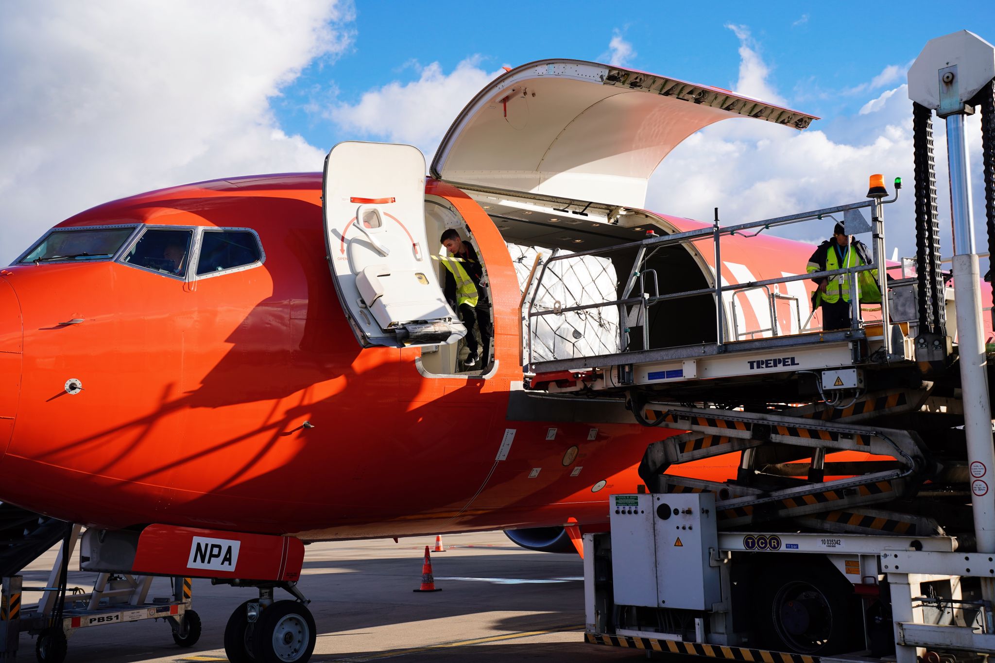 Nákladní let Supernova Airlines z Liege do Ostravy. Zdroj: Liege Airport