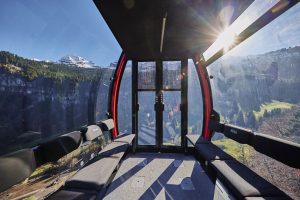 Lanová dráha Weglosen – Seebli. Foto: Garaventa