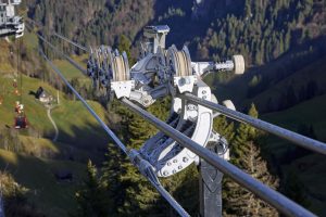 Lanová dráha Weglosen – Seebli. Foto: Garaventa