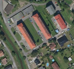 Bytový dům. Zdroj: Mapy.cz