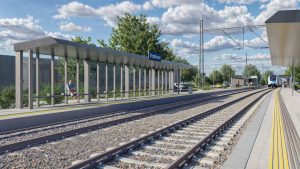 Vizualizace proměny nádraží Vratimov a okolí.
Zdroj: město Vratimov