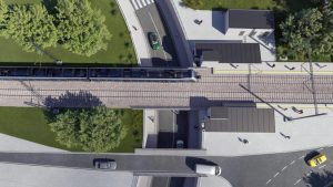 Vizualizace proměny nádraží Vratimov a okolí.
Zdroj: město Vratimov