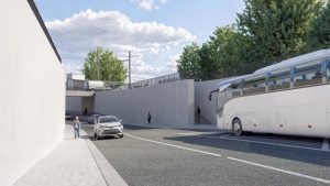 Vizualizace proměny nádraží Vratimov a okolí.
Zdroj: město Vratimov