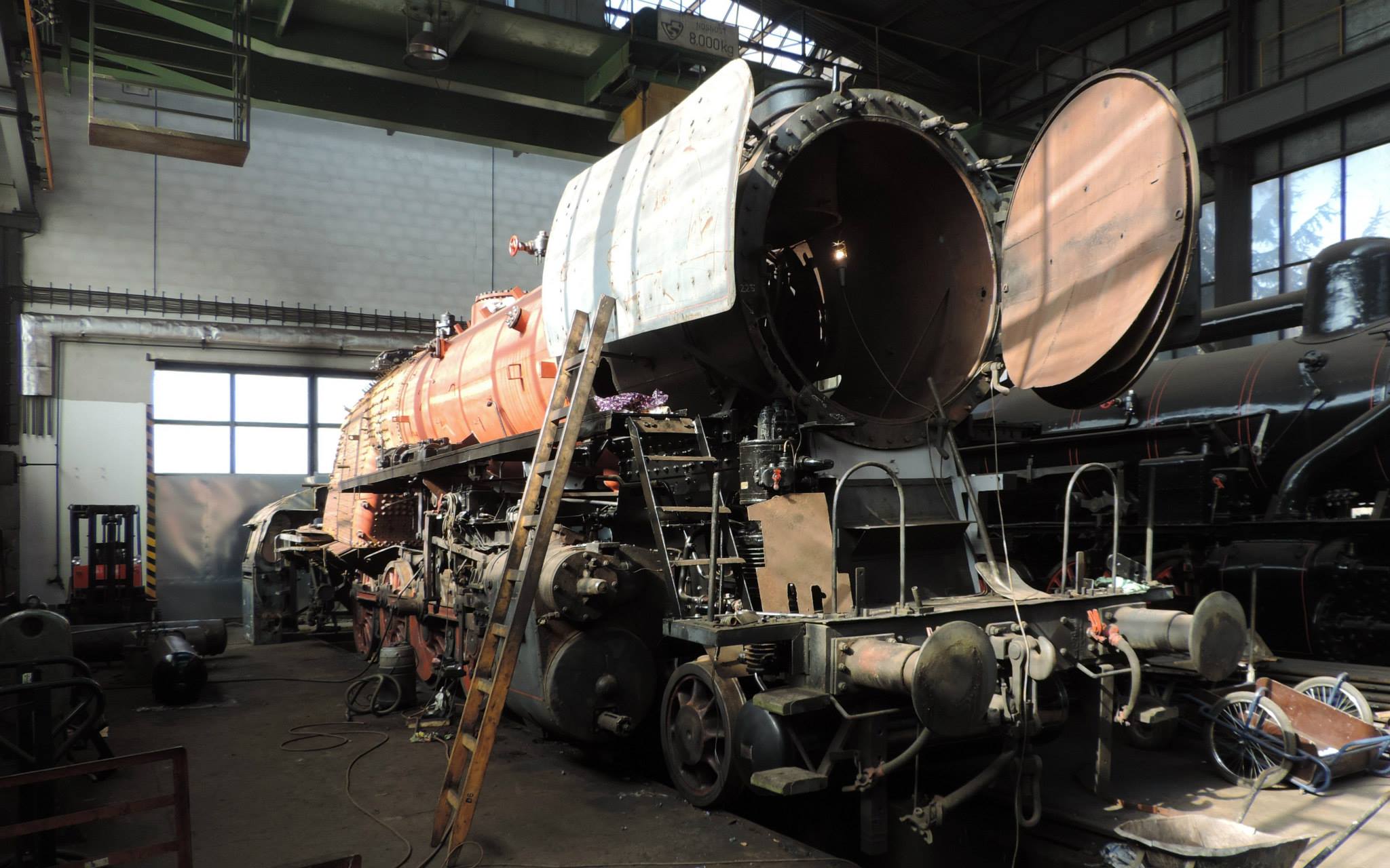 Lokomotiva 556.0298 v Lužné. Foto: ČD Nostalgie