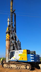 Výstavba přeložky silnice I/16 v Jizerním Vtelnu (listopad 2025). Foto: ŘSD