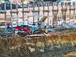 Výstavba přeložky silnice I/16 v Jizerním Vtelnu (listopad 2025). Foto: ŘSD