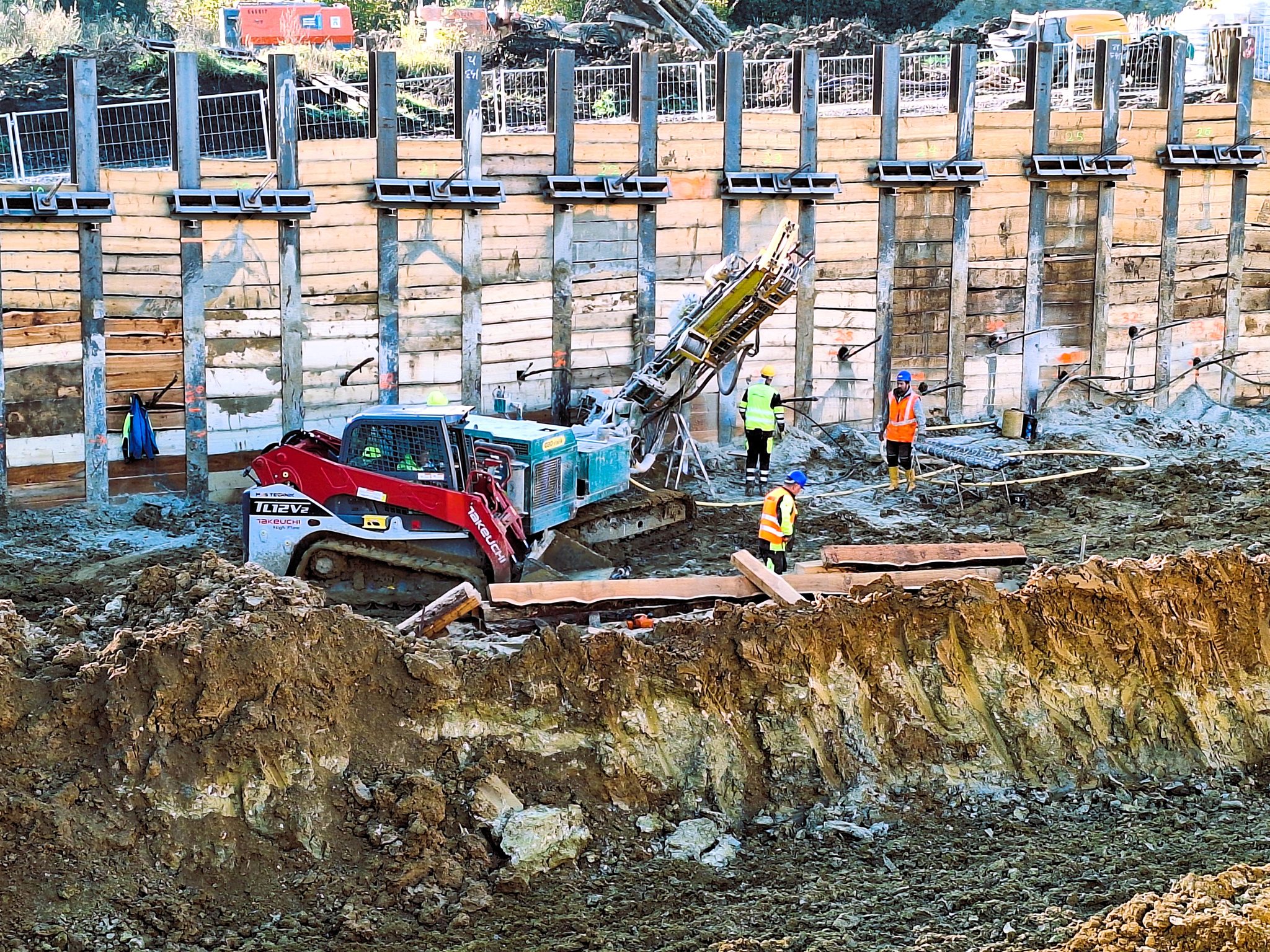 Výstavba přeložky silnice I/16 v Jizerním Vtelnu (listopad 2025). Foto: ŘSD