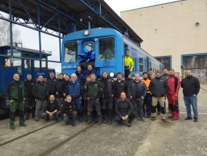 Poslední vůz řady 842 po instalaci ETCS. Foto: ČMŽO-elektronika